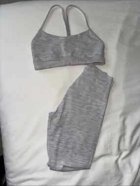 Lululemon align space grey - size 4 leggings set